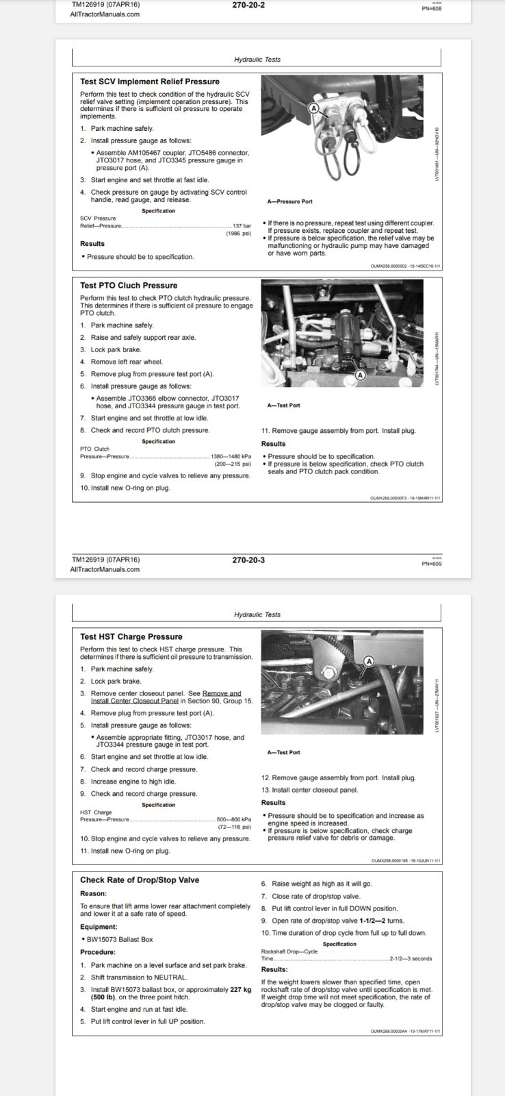 JOHN DEERE 1023e 1025r 1026r Service Technical + Operators PDF Manuals 644/126PG