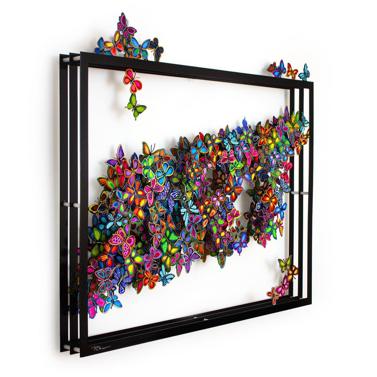 Patricia Govezensky- Original Painting on Cutout Steel “Contemporary ART”
