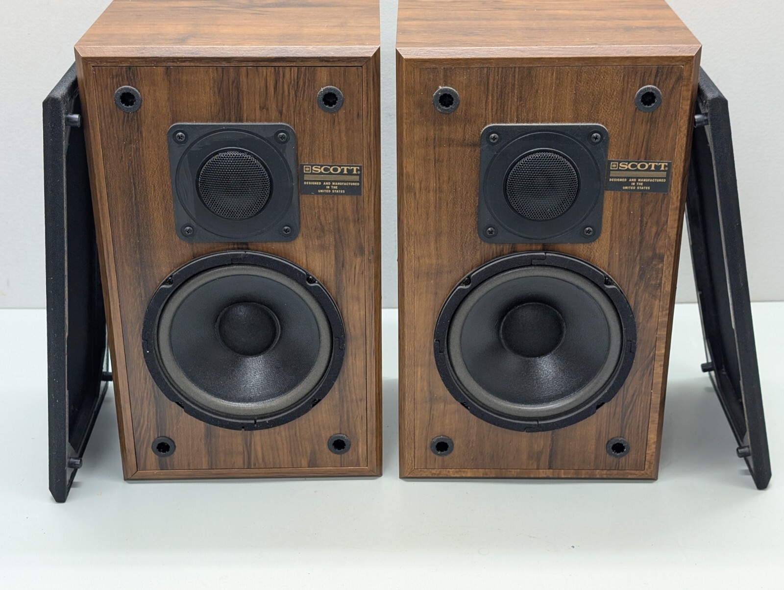 H H Scott Model 6.2a Reference Bookshelf Speakers – Made in USA