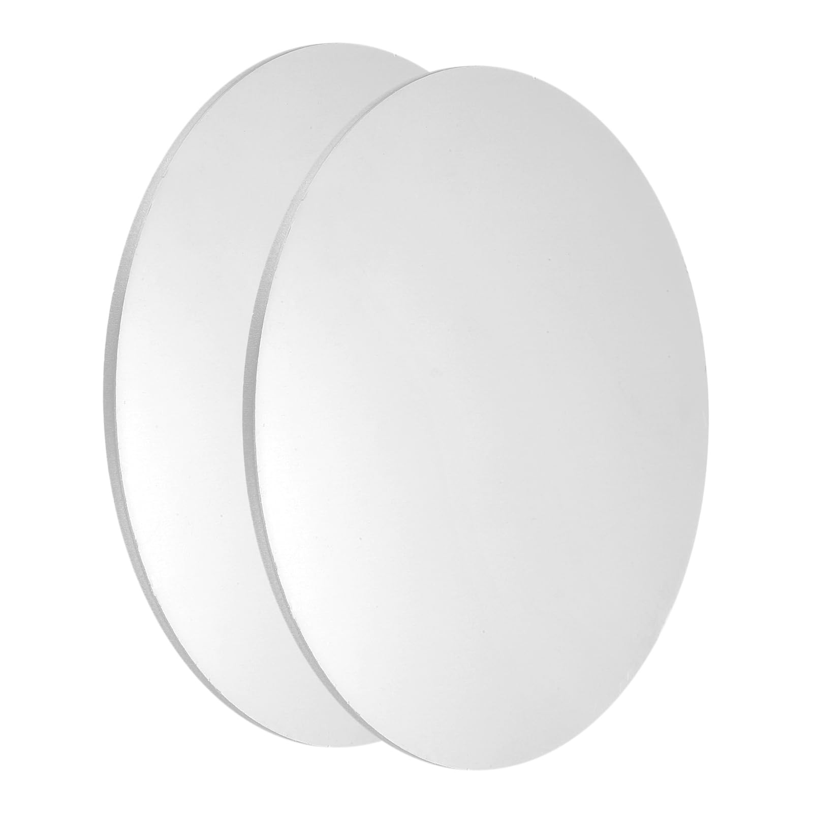 uxcell 2Pcs Aluminum Disc, 6″(150mm) Diameter 0.12″(3mm) 150mm x 3mm, Silver