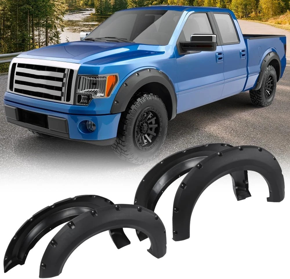 Fender Flares Wheel Arch Covers for Ford F150 Truck 2009-2014 67.0″ 78.8″ 97.4″