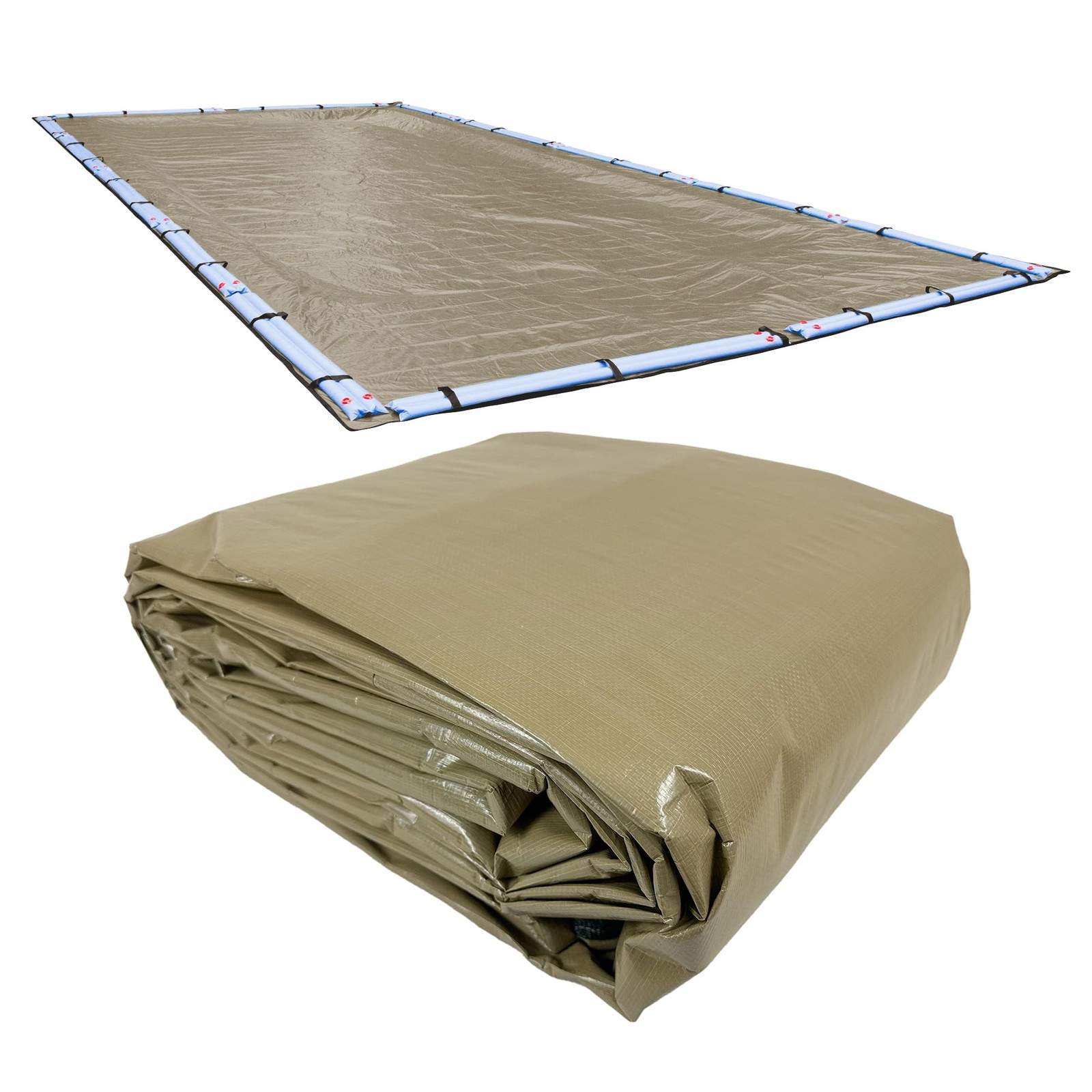 Robelle 12 x 24 Ft Industrial Superior Winter Pool Cover Inground Pool 601224RA