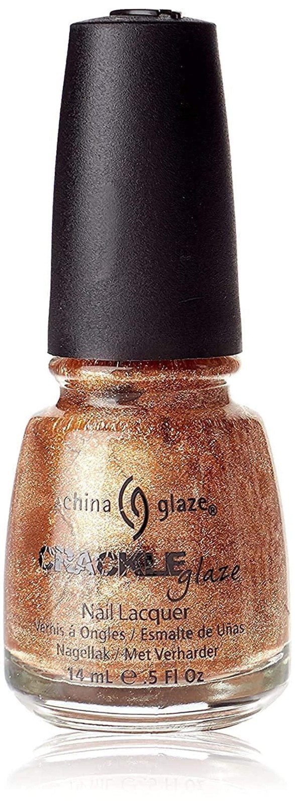 China Glaze Nail Lacquer Crackle Metals Cracked Medallion – 0.5 oz