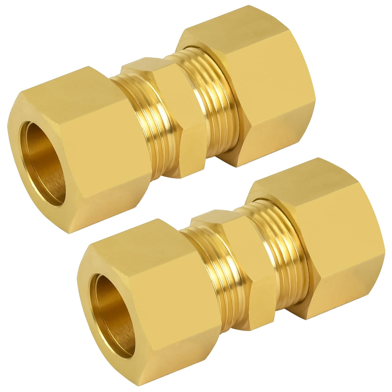 MuHize 5/8″ OD Brass 5/8 Inch, Compression x