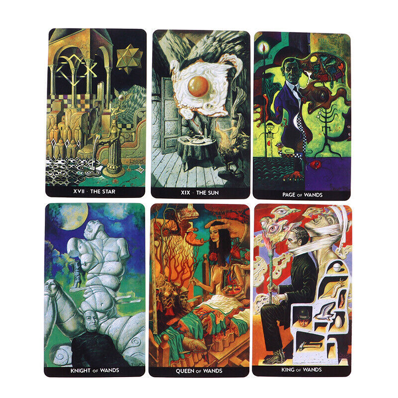 78Pcs Surrealist Tarot Prophecy Divination Deck Family Party Board Game