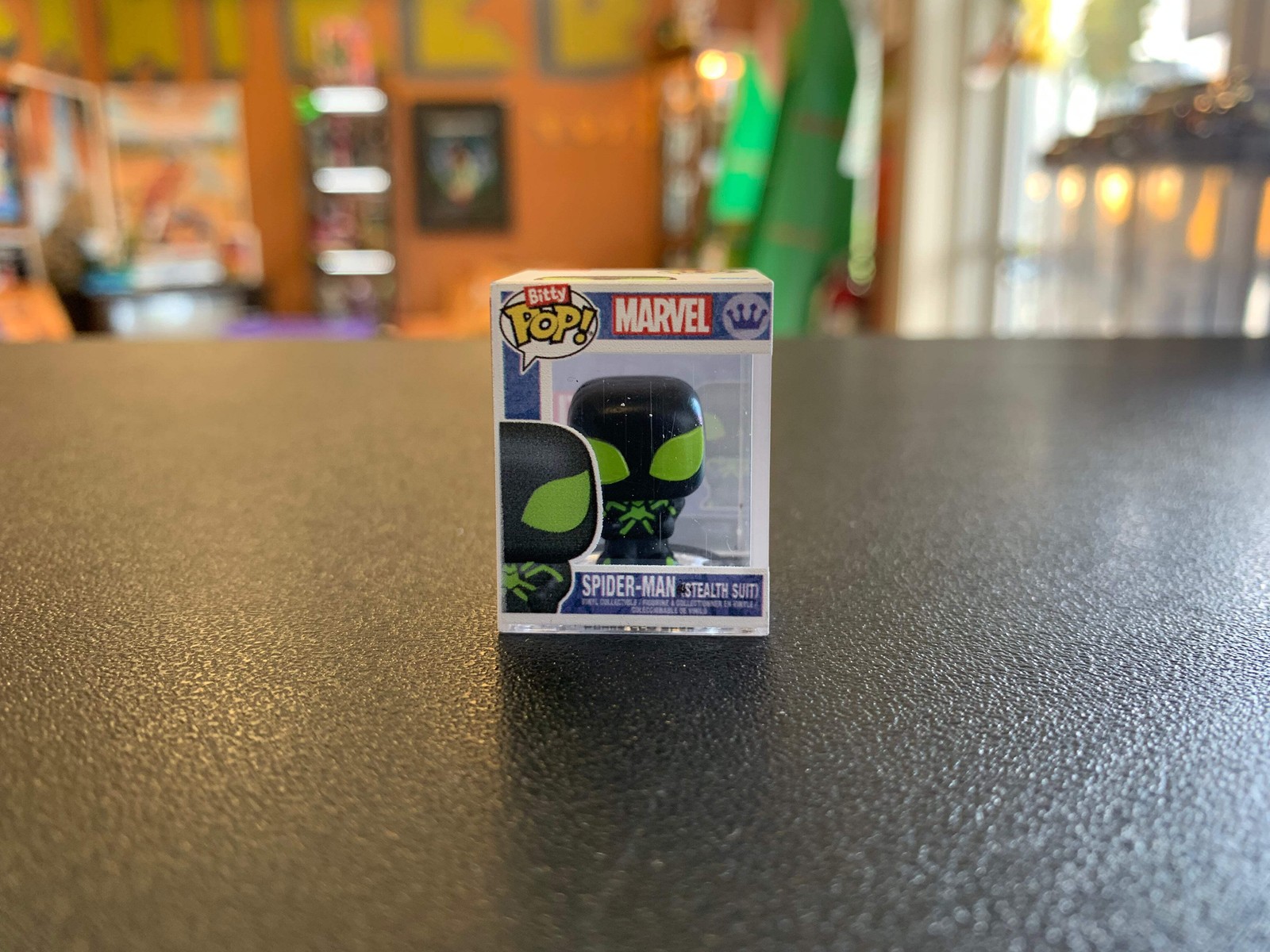 CHASE FUNKO POP BITTY Marvel Spider man (Stealth Suit)