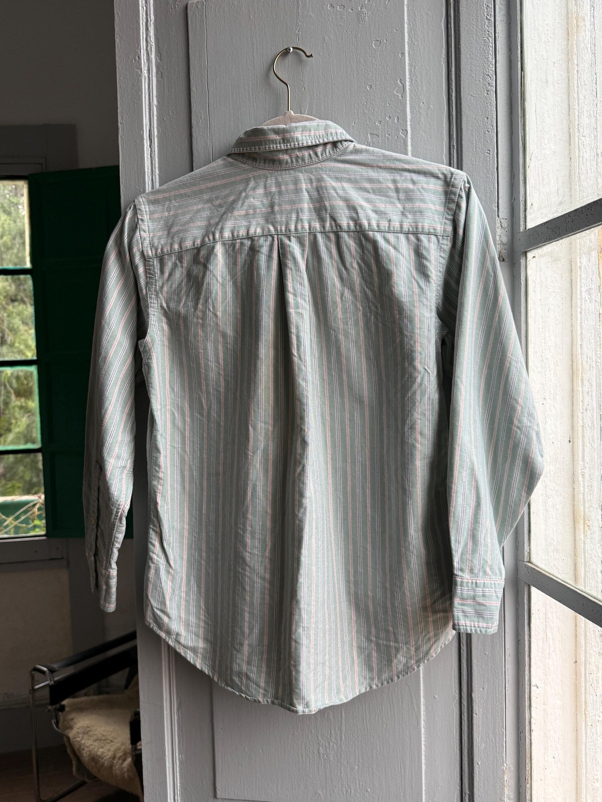 Ralph Lauren striped boy shirt, Cotton but up branded boyswear, M