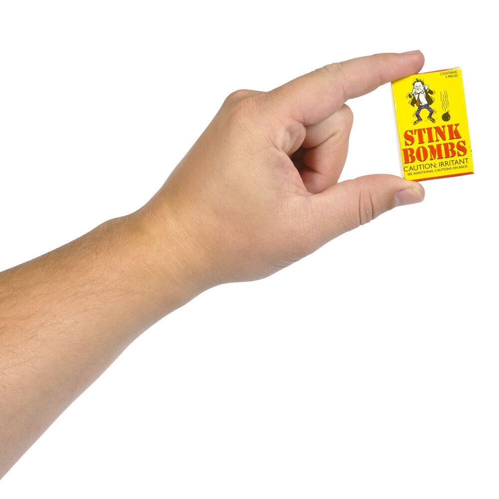 1 CASE OF 36 STINK BOMBS + 3 FART BOMB BAGS ~ COMBO SET