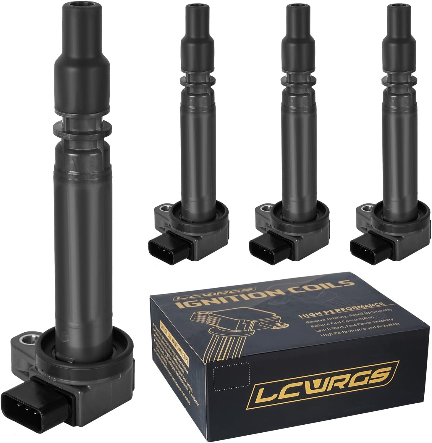 4 Ignition Coil Packs Fits for 2.4L 2.7L 2000 2001 2002 2003 2004 Toyota Tacoma