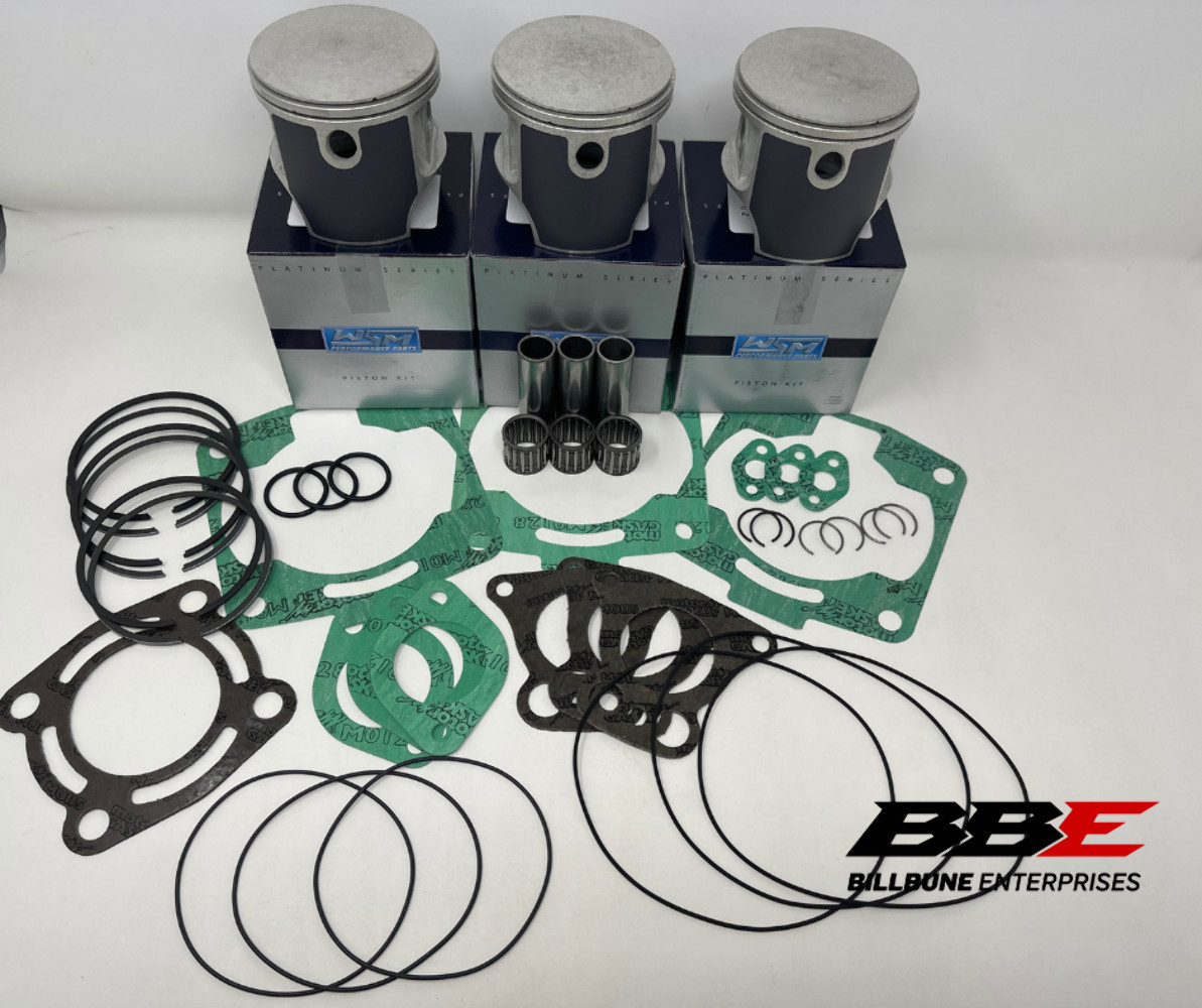 Polaris 1050 PWC .75mm O/S 81.75mm Bore WSM Top End Rebuild Kit Pistons, Gaskets
