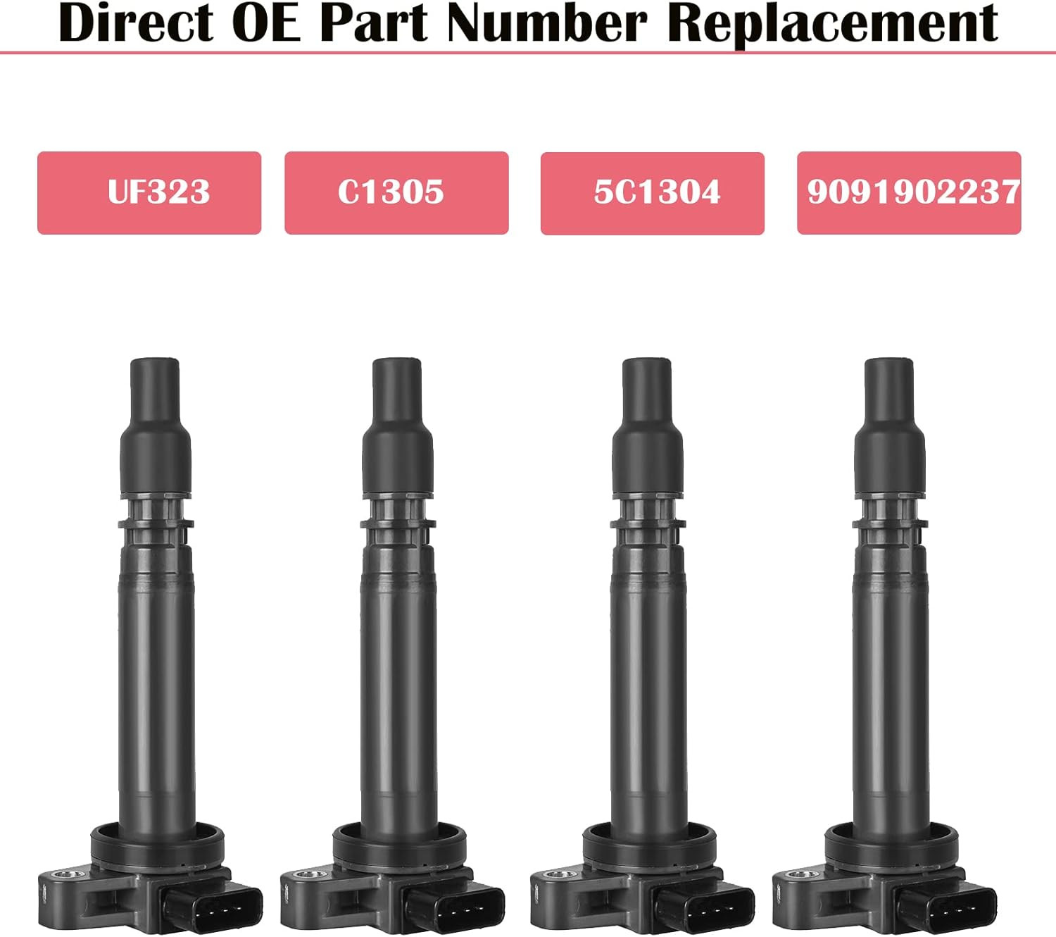 4 Ignition Coil Packs Fits for 2.4L 2.7L 2000 2001 2002 2003 2004 Toyota Tacoma
