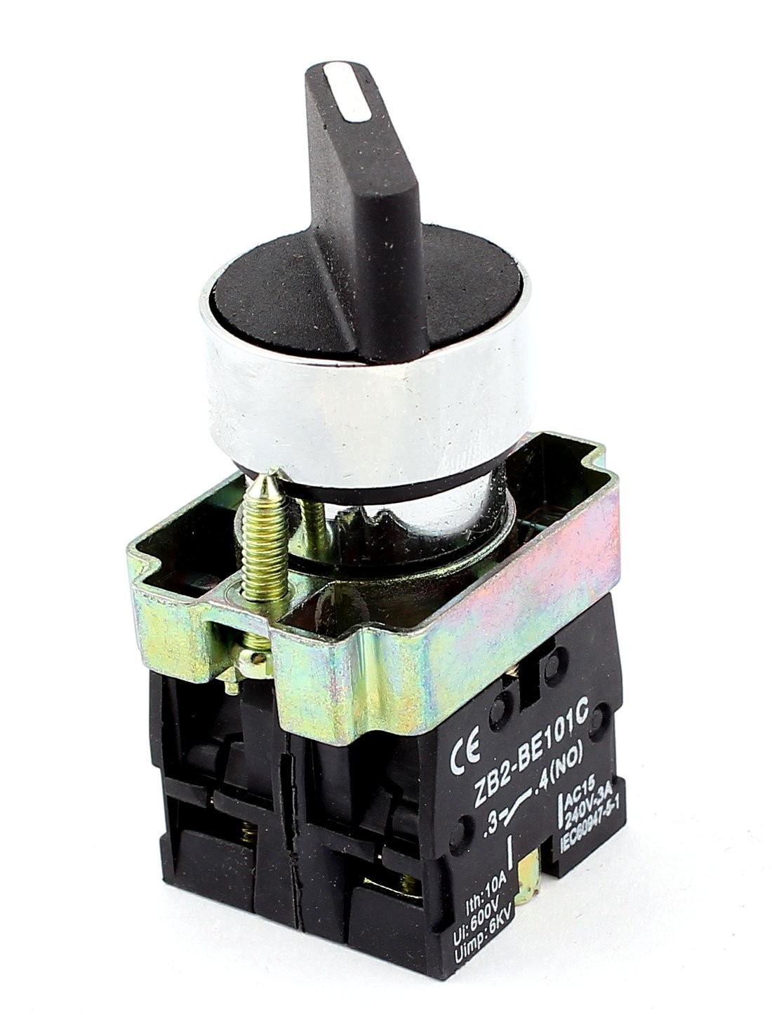 uxcell 22mm Latching 2 NO Three 3-Position Rotary Selector Select Switch…