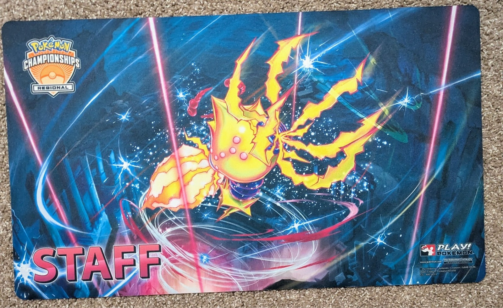 Regieleki STAFF – Pokemon TCG Playmat – Regional Championships