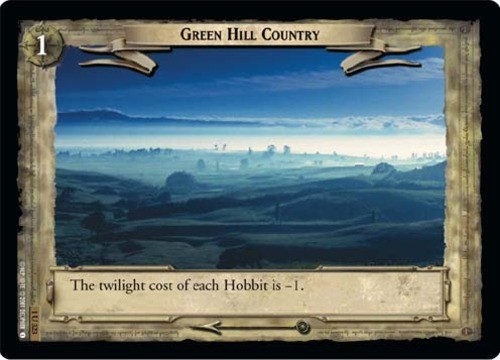 Green Hill Country – Foil Lightly Played LOTR: Fellowship of the Ring (Foil)