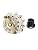 uxcell 3P4T 3 Pole 4 Position 3 Deck Band Channel Rotary Switch Selector with Kn