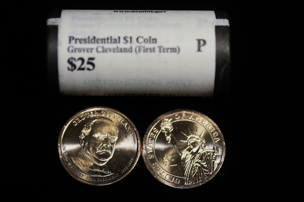 Presidential Dollar: GROVER CLEVELAND (22nd President “First Term”) “P” MINT…