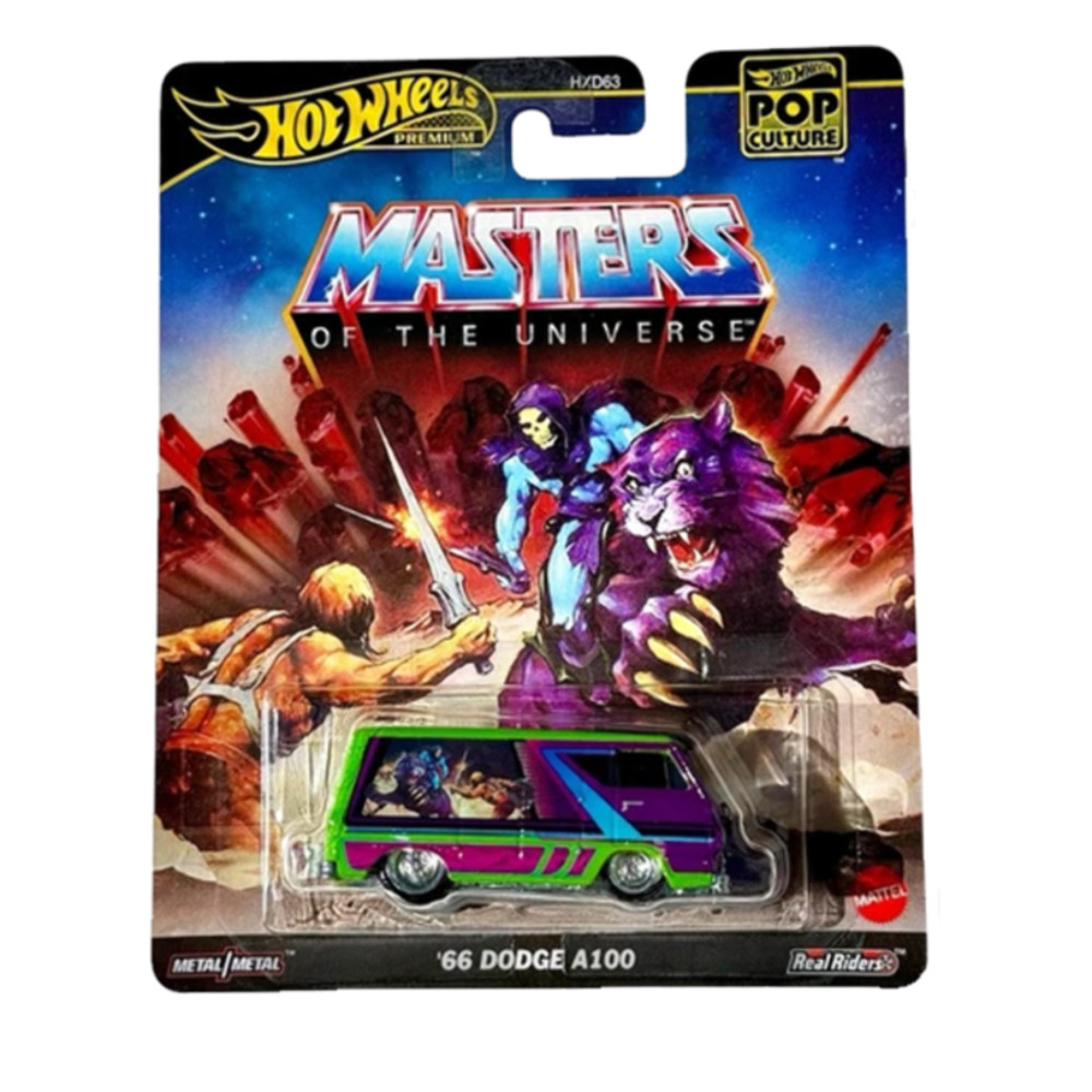 Motu – 66 Dodge A100 Hot Wheels Premium 1/64Th Scale Die-Cast Vehicle