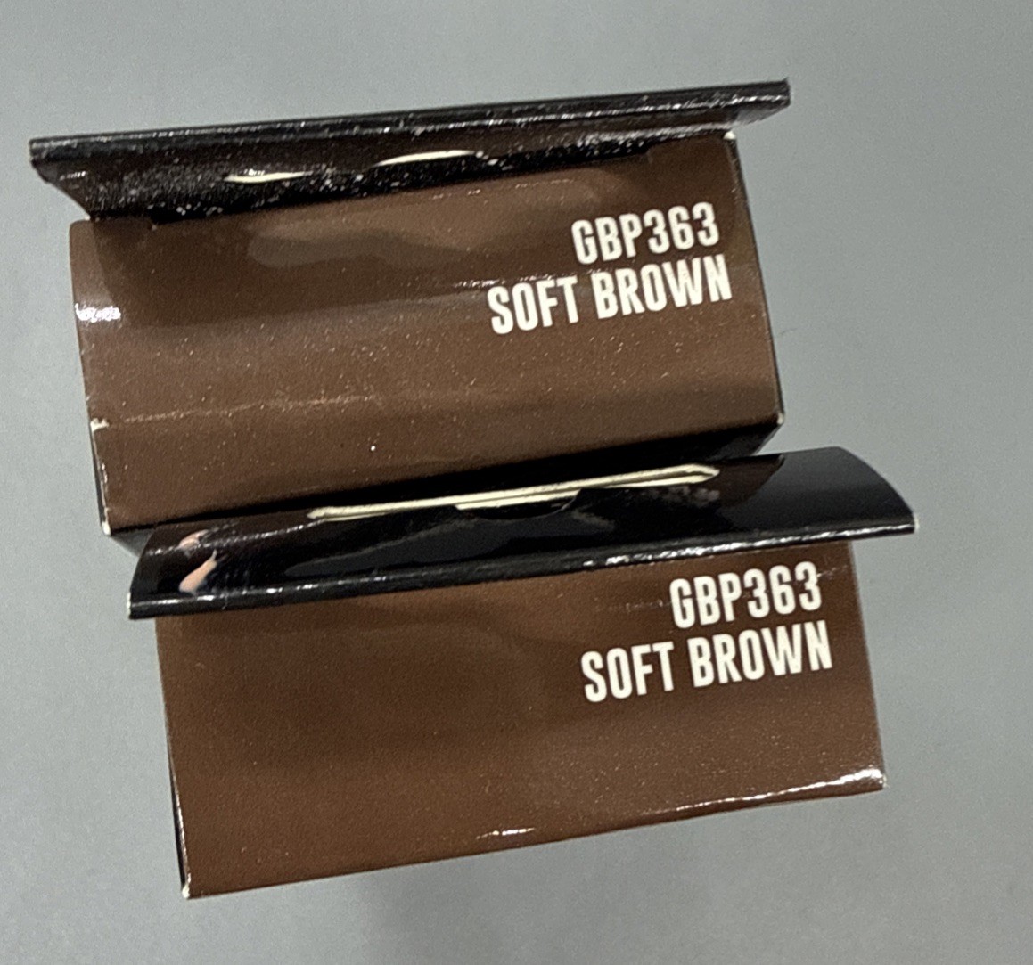 2 Pack L.A. Girl Brow Pomade Long Lasting Gel Formula GBP363 Soft Brown All Day