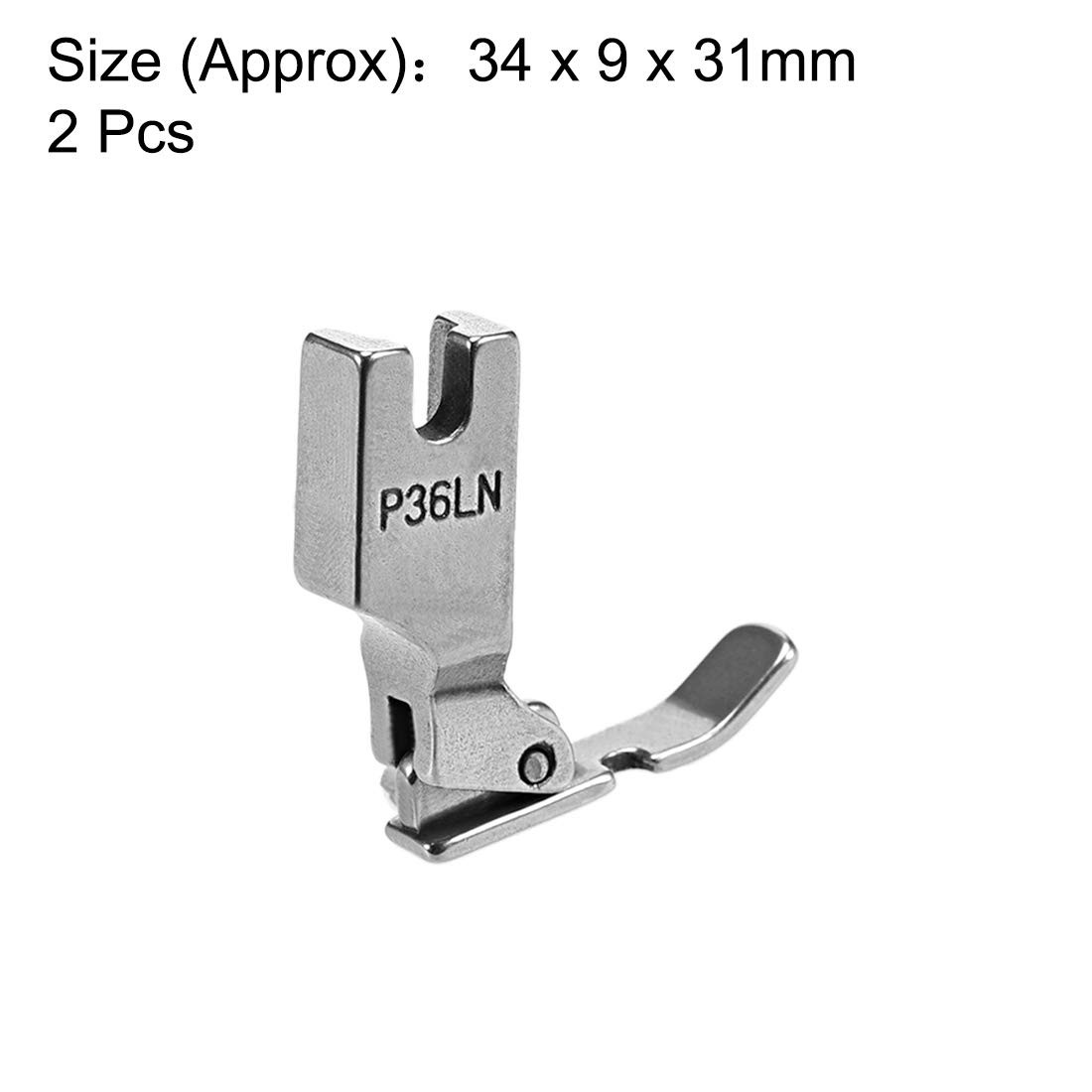 uxcell Industrial Sewing Machine Cording Zipper Foot P36LN for 34x9x31mm