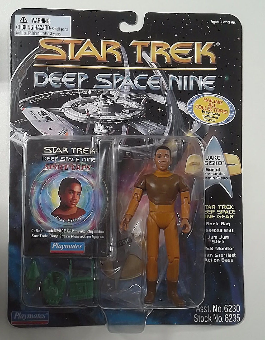 1x RJ6645: Star Trek: Deep Space Nine: Jake Sisko: 6235: 1995 New Lightly Scuff
