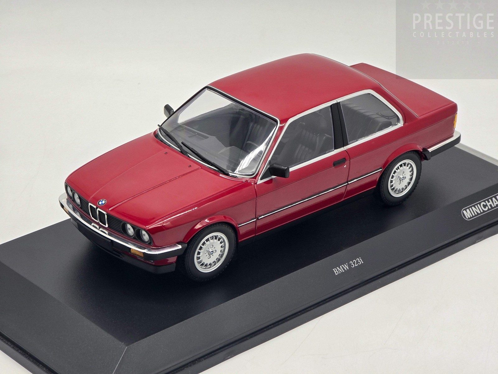 Minichamps 1982 BMW E30 323i Coupe Carmine Red 1:18 – New