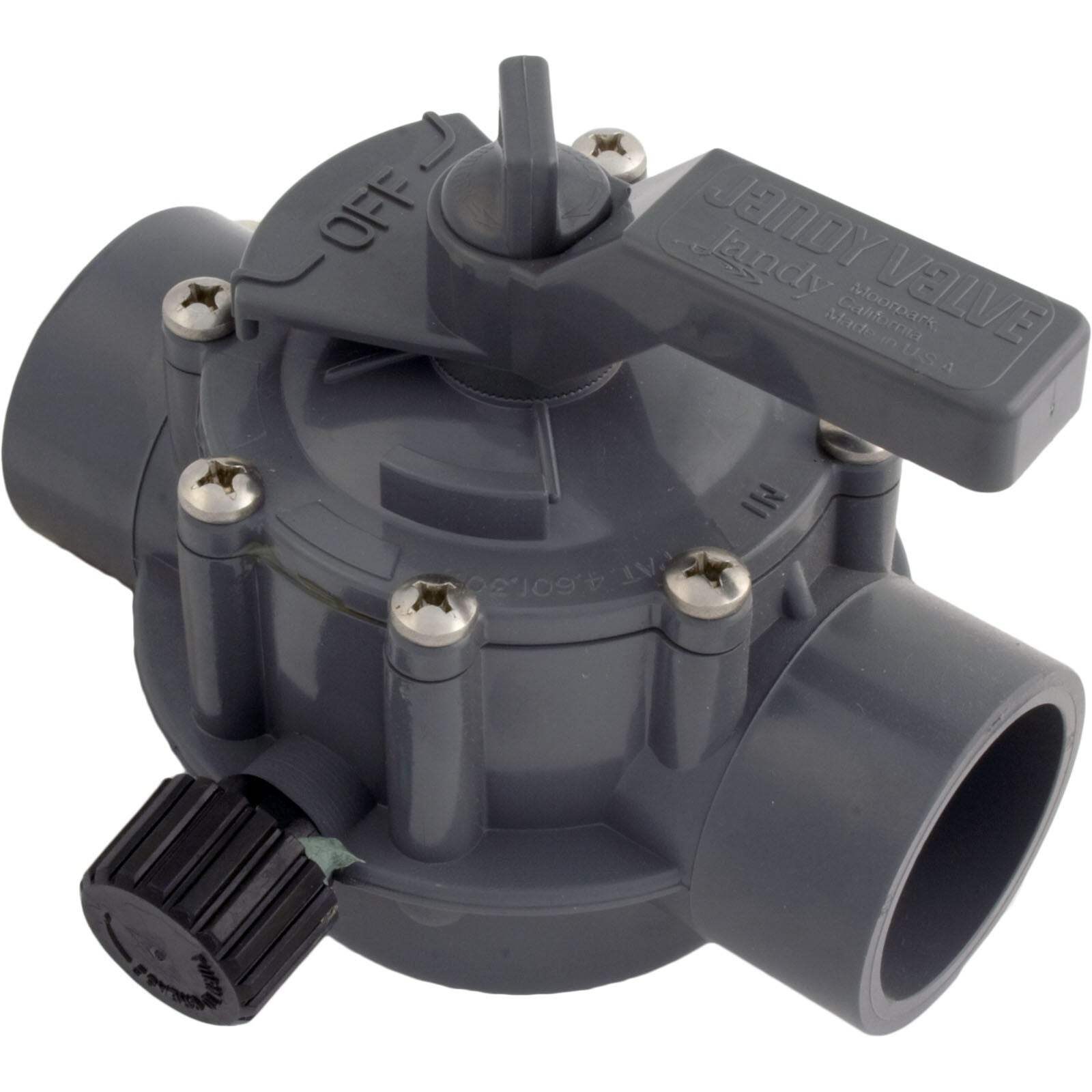 Diverter Valve, Jandy/Zod, 1-1/2″s/2″spg Pos Seal, 2 Way, Gray : 1157