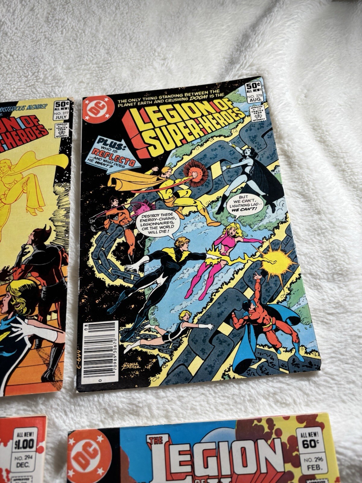 Legion of Super-Heroes, #259,275,277,278,288,292,294,296,308,313,324-326 +