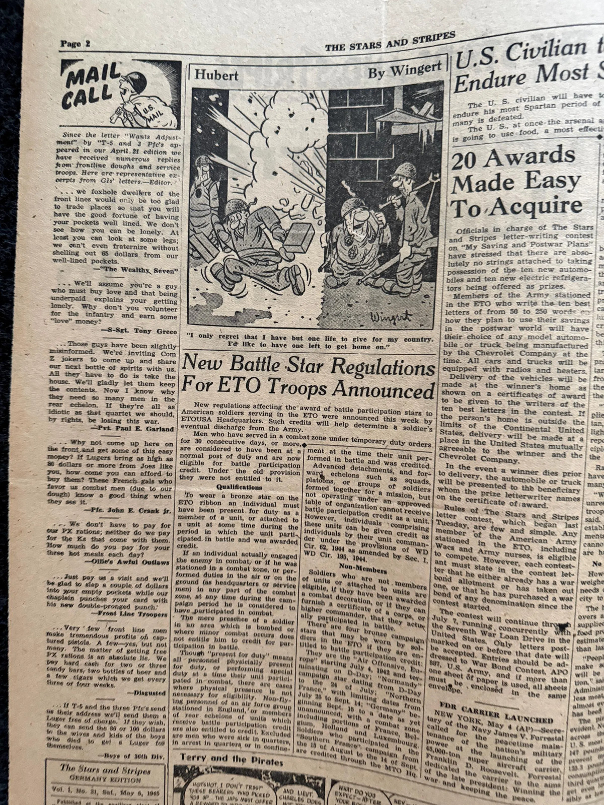 World War 2 Liberation Of Holland, Original Vintage Newspaper WW2 – Gifts for H