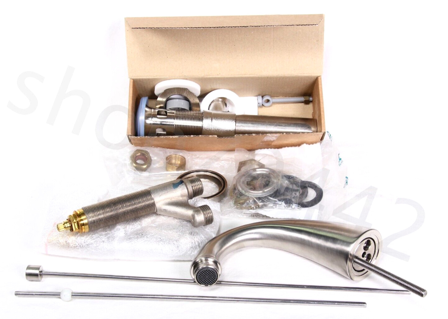 ROHL Country Collection Faucet & Parts Satin Nickel NEW Incomplete As Is Shown