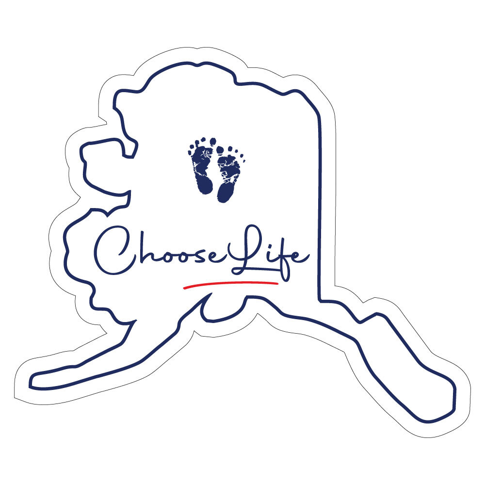 Alaska Sticker Pro-Life Sticker