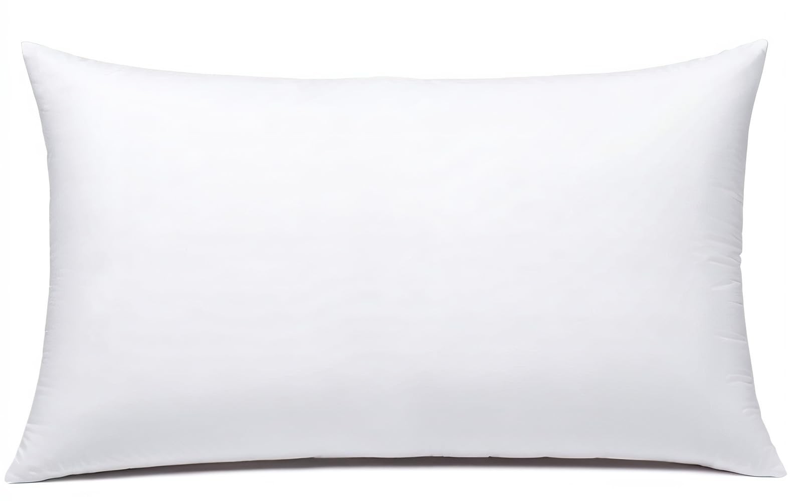 JIEITIVE Throw Pillow Inserts Hypoallergenic Premium 12 x 20 Inches, White