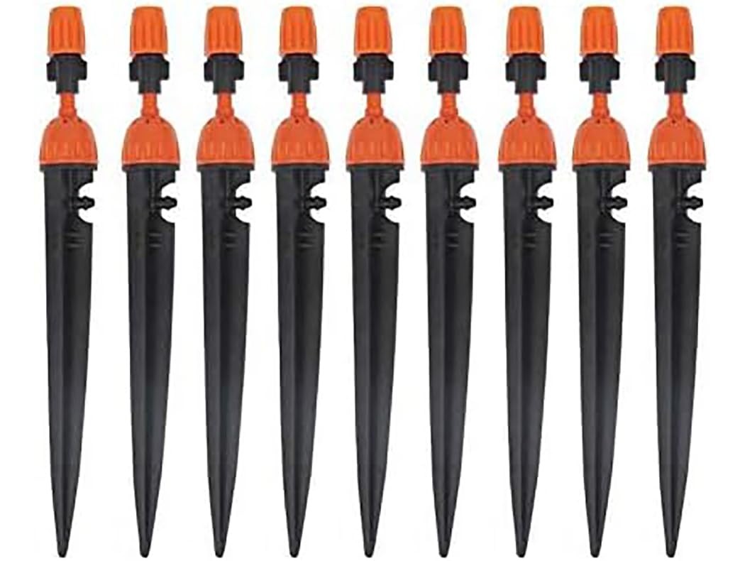 CTKcom Micro Spray Adjustable 360 Degree Water Flow 1/4″ Irrigation Dripper