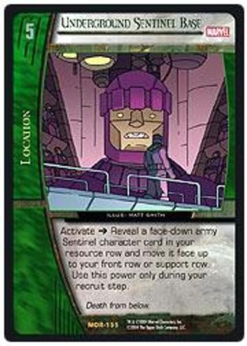 Underground Sentinel Base – Unlimited Edition – Foil Played VS: Marvel Origins (
