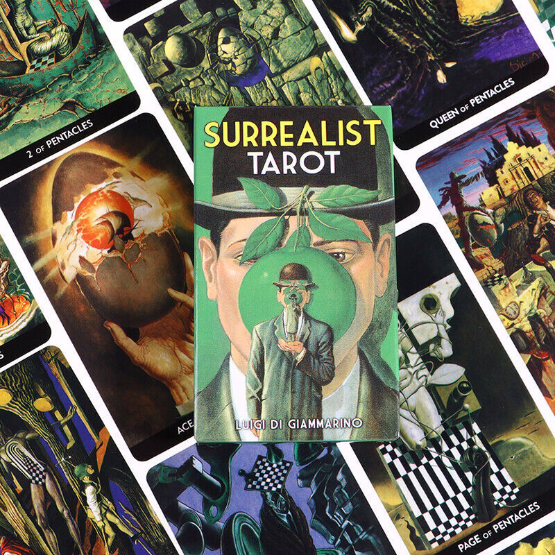 78Pcs Surrealist Tarot Prophecy Divination Deck Family Party Board Game