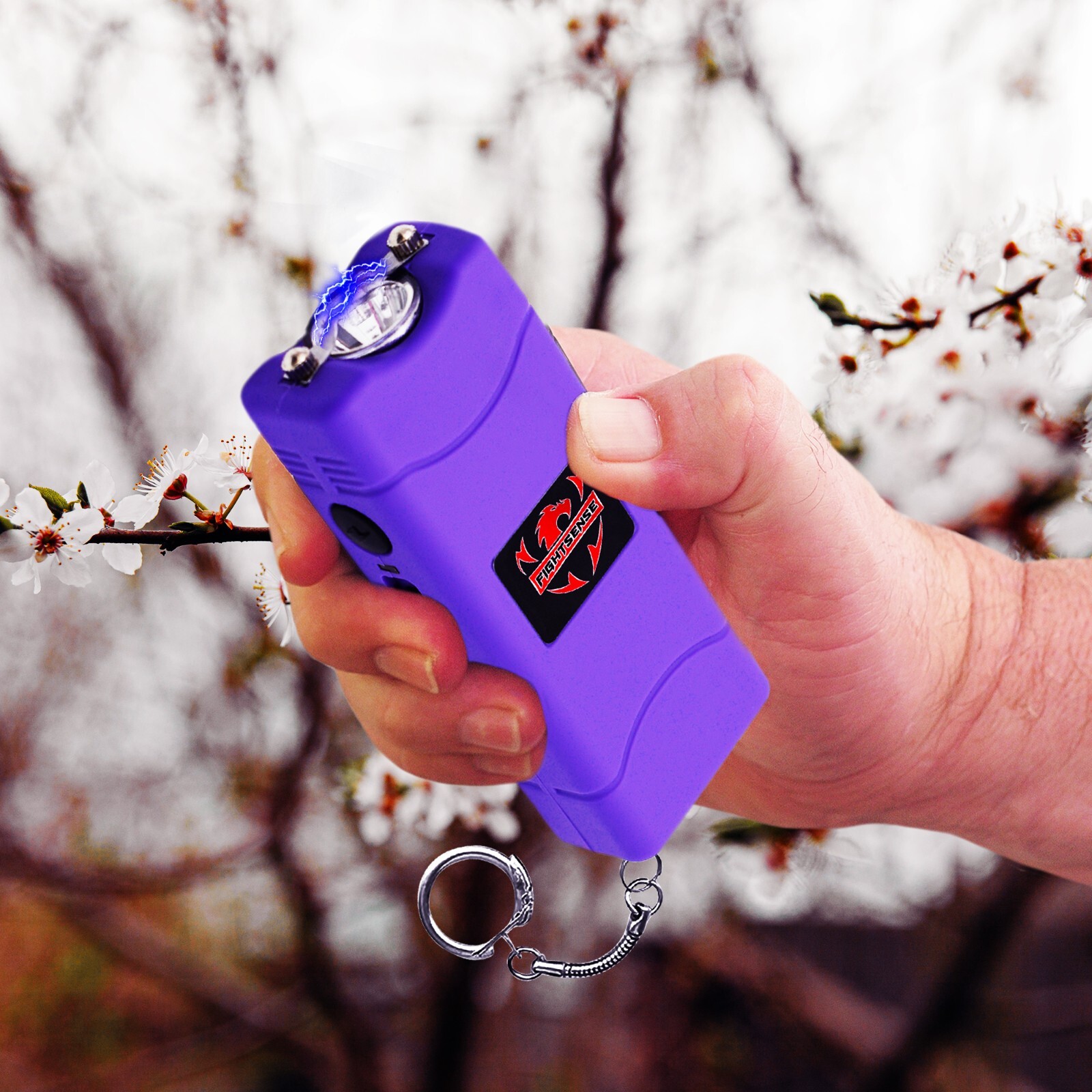 (12) Mini Rechargeable Stun Gun 10 Mil Volts W/Led Light 3 Color M Wholesale Lot