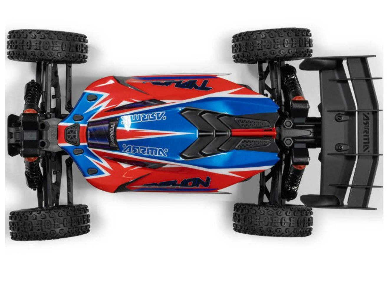 1/8 TYPHON 4X4 BUGGY RTR BRUSHED 665 MEGA (RED) ARRMA
