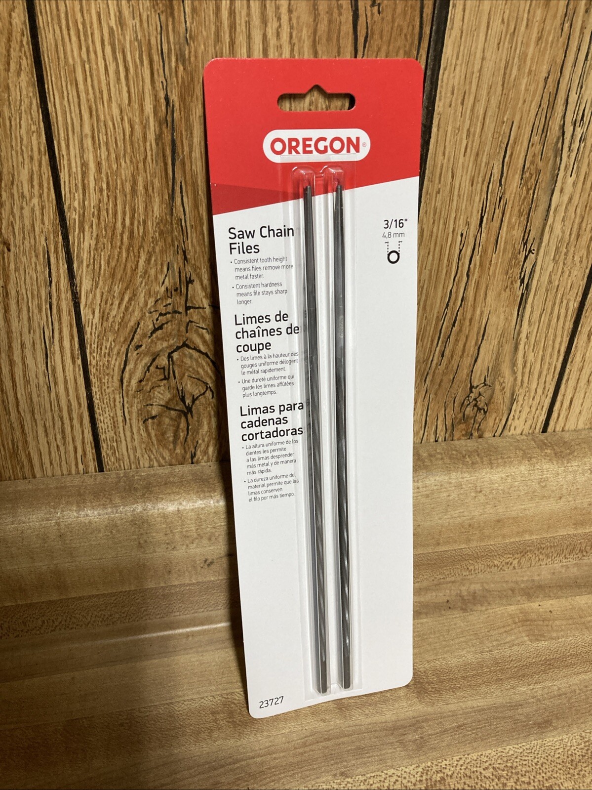 Oregon 23727 3/16-Inch Chainsaw File,Grey Brand New