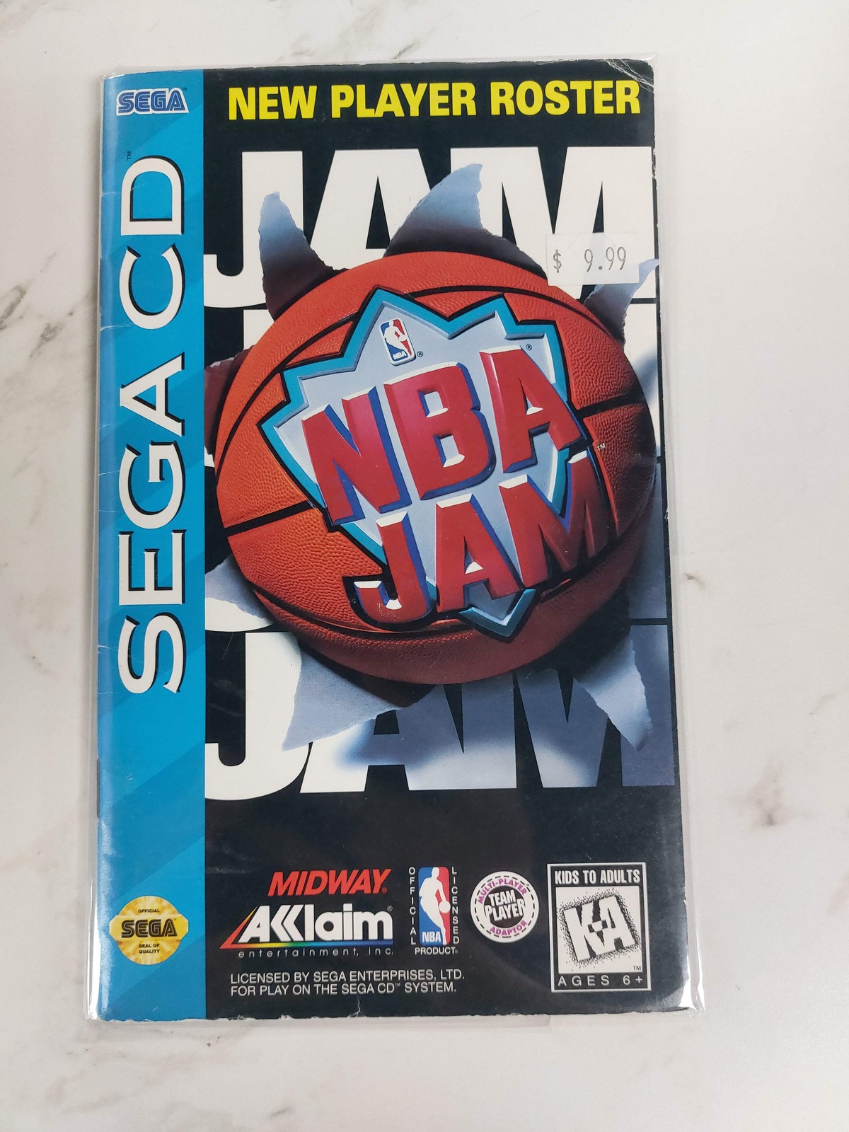 NBA Jam – Sega CD Manual ONLY MO61626
