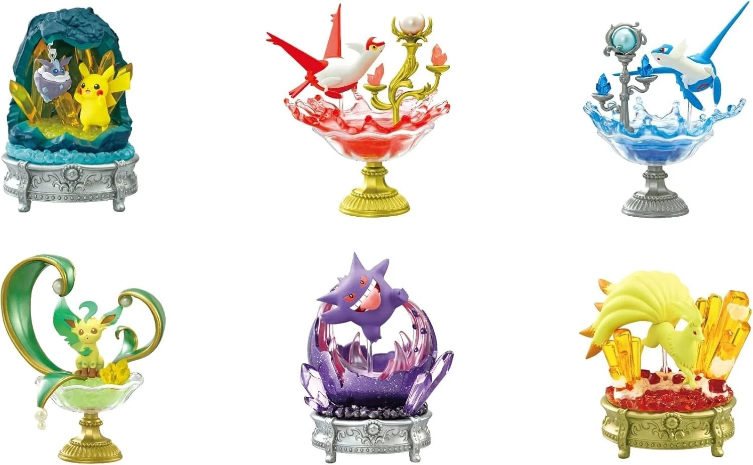 Pokemon Figures Pikachu/Latias/Latios/Leafeon/Gengar (1 Single Blind Box)