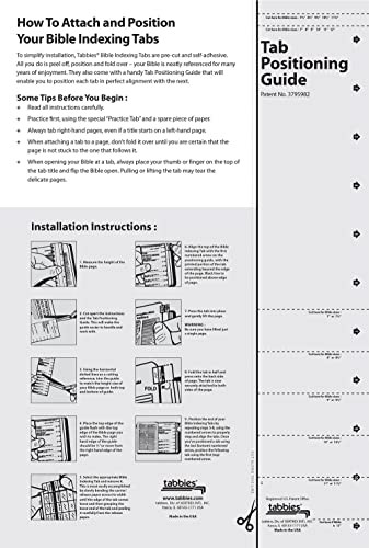 Tabbies Silver-edged Bible Indexing Tabs, Old & New Testament, 80 Tabs