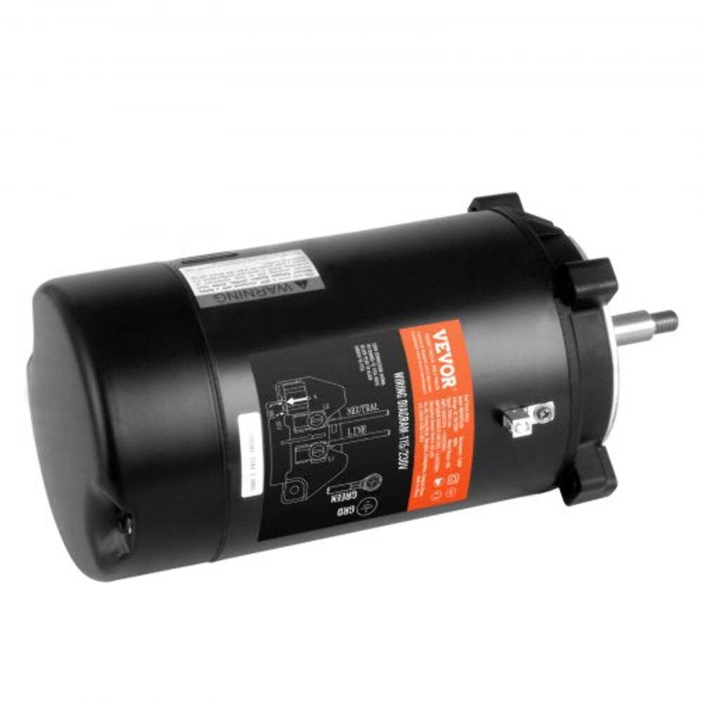 1 HP Pool Pump Motor 56J Frame 115V98 Amps230V49 Amps 3450 RPM