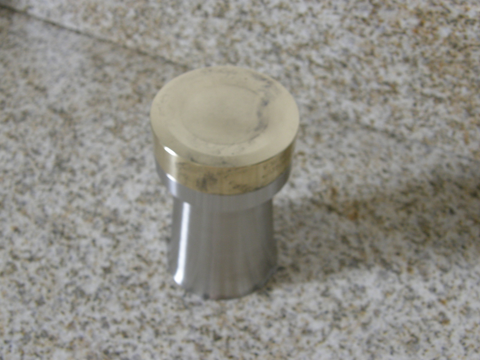 Westec 1995 Trophy Award Cup Stainless Steel with Brass Base by Komet of America