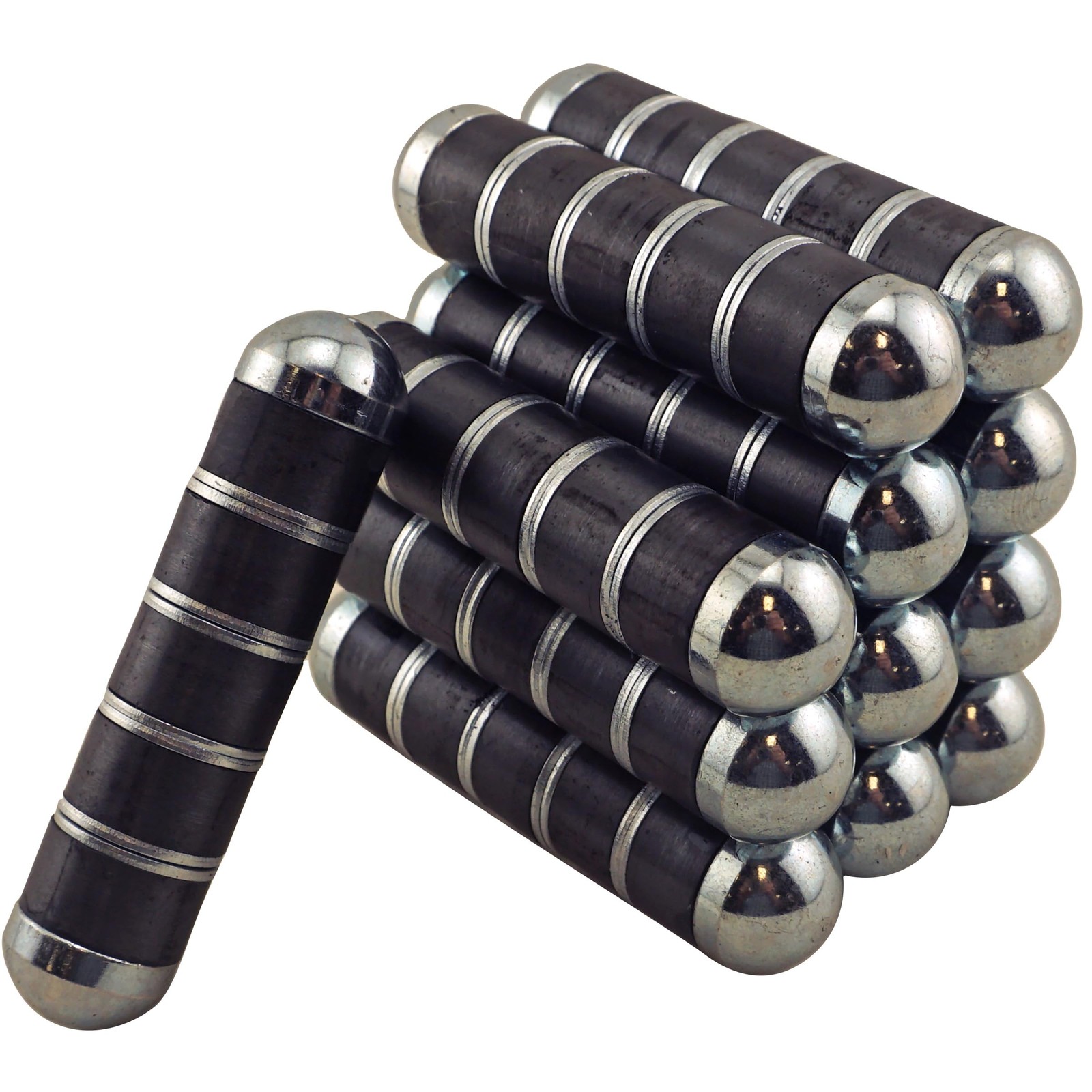 Master Magnetics Ru-Master 5 Cow Magnet – Strong 5 Count, Silver + Black